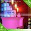 Big Long Rectangle Remote Control Glowing Plastic Vase Led Pot Flower Pot
