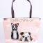 2015 FASHIONABLE LADIES CAT&DOG PU SHOULDER SHOPPING BAG