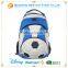 Blue color football EVA shape backpack bags