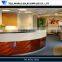 Creactive design white office reception table design