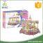 Educational 3d paper puzzle diy toy