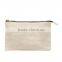 OEM small canvas zipper pouch dopp kit