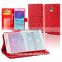 Stylish Flip Slot Wallet Style PU Leather Case With Stand Cover for Samsung note 4