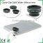 professional mobile phone camera lens manufacturer wide-angle+macro 2in1 optical lens kit for iphone samsung htc