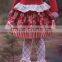 Baby girls red and outfits outifts Wholesale kids clothes 2015 best selling baby clothes wholesale price christmas girls outifit