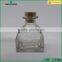 120ml square reed diffuser glass bottle with cork