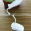 2015 new design dolphin rechargeable led clip reading lamp & flexible snake led reading lamp