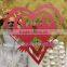 B83 Laser Cut Heart Paper Place Card Wedding Wine Glass Party                        
                                                Quality Choice