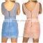Wholesale Beautiful Fashion Mesh Neckline Lace Dress Designs