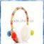 Crazy pom pom owl faux fur earmuff,cheap winter earmuffs,fashion cute earmuffs for girl