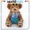 China Goods Wholesale Custom Christmas Teddy Bear Stuffed Plush Toy