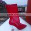CX340 women latest clear heel mesh upper boots