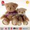 Supplier Enviromental material new style stuffed toys teddy bear & mother and son bear