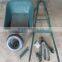Dubai, France market hot selling construction garden wheelbarrow WB6400, 65L capacity buiding small hand tools