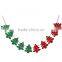 10pcs Red Felt SNOWFLAKE Hanging Decorations Christmas Tree Hangers