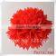 2016 Chinese new year decoration tissue paper pompom beach flag banner