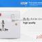 OEM Best Price Bakelite Material White 250V 10amp 3 pin Multiple Function of Switched Socket Outlet