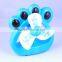 Cartoon Bear's paw USB mini desk personal Electricity storage fan