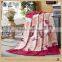 china supplier coral blanket cartoon design printed coral fleece blanket