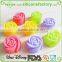 Valentine flower rose shaped platinum grade silicone bake mould