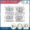 D371 china brake pads factory for Peugeot/Hyundai/Renault
