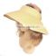 Lady's Summer Adjustable Straw Sun Visor Wide Brim Beach Hat Cap 6 Colors New