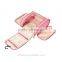Triple open cosmetic packaging box for lady