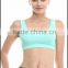 Kiteng 2016 sports bra with crisscross contrast color straps wicking fabric and padding Office In United States small minimum