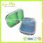 BPA Free 2-compartment 600ML+300ML Silicone Lunch Box Food Container with Lid Folk Spoon,Leak Proof Collapsible Lunch Box