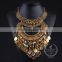 high quality vintage rhinestone chunky statement necklace tin alloy fashion women pendant necklace 6390096