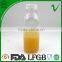 Hot Sale Square Clear Empty 500ml Juice Pet Bottle With Tamper Evident Lid