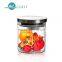 website online hotsell borosilicate glass air tight food jar for 600ml