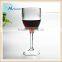 unbreakable disposable plastic wine glass