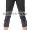 Womens Mesh Capri Workout Yoga Pants Running Tights Active Leggings