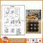 Strong adhesive Heavy duty Felt Pad, adhesive furniture felt pad protector