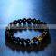 Latest design beads bangle jewelry natural ice tiger's-eye stone bracelet