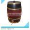 Vertical oak barrel without inner tank for packing red wine, beer
