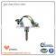 COLOR zinc-planted SCREW 7*30 Single&Double without rubber PIPE CLAMPS