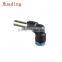 plastic tube fitting, plug in elbow , push in tube fittingPLJ