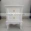 White Two Drawers Wooden Cabinet for Living Room Furnitures