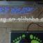 Piezoelectric power generating energy harvesting floor system