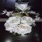 SJ20170029 white real touch silk flower rose bud