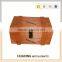 Handmade foldable wooden box for tie storage