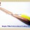 Yellow color bristle thin bamboo handle adult personalized toothbrush
