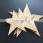 Hot sale pine wood pentagram