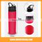 BPA free drink foldable joyshaker bottle collapsible silicone travel water bottle