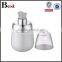 30ml  china frosted cosmetic lotion glass bottle with silver aluminum pump cosmetic packaging wholesale