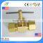 Brass gas needle valve