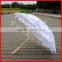 victorian style white lace crafts parasol for promotion