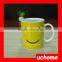 UCHOME Creative Monday Smile Face Colour Changing Ceramic Mug, Cheap Promotional And Gift Thermal Transfer Smiling Cup